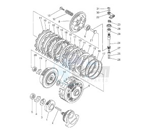 XT X 660 drawing CLUTCH