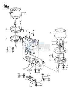 KZ 440 B (B1) drawing METERS -- 80 B1- -