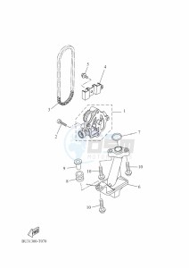 XTZ690D-B TENERE 700 (BEH2) drawing OIL PUMP