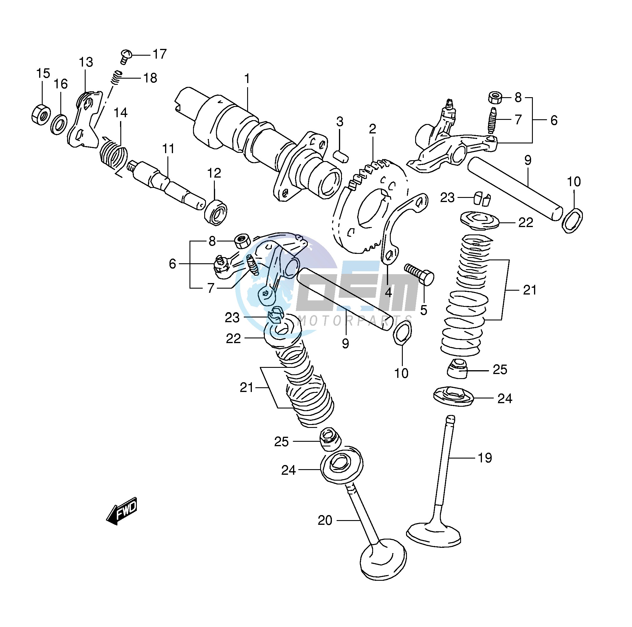 CAM SHAFT - VALVE