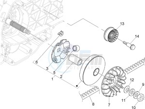 Nexus 250 e3 drawing Driving pulley