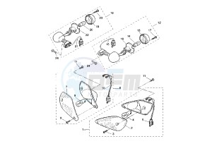 YQ AEROX 50 drawing FLASHER LIGHT