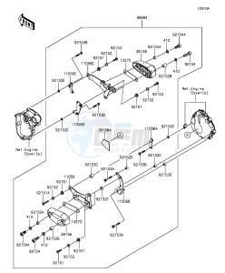 NINJA ZX-6R ZX636EGF FR GB XX (EU ME A(FRICA) drawing Accessory(Engine Guard)