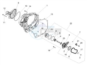 SHIVER 900 E4 ABS (NAFTA) drawing Water pump