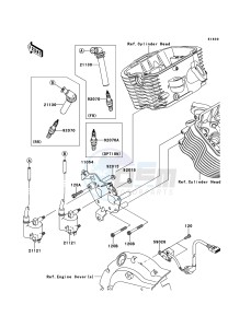 VN900 CLASSIC VN900BDF GB XX (EU ME A(FRICA) drawing Ignition System