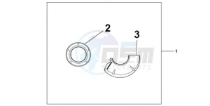 CBR1000RR9 Korea - (KO / MK) drawing CARBON CRANKCASE COVER SET