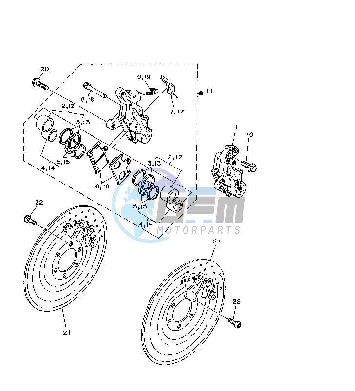 FRONT BRAKE CALIPER