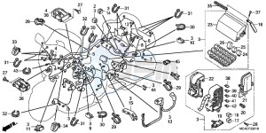 GL1800G GOLDWING 2ED drawing WIRE HARNESS (GL1800C/D/E/F/G)