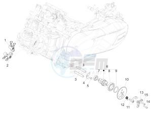 GTS SUPER- SUPER SPORT 150 4T 3V IE ABS E3-E4 (APAC) drawing Rocking levers support unit