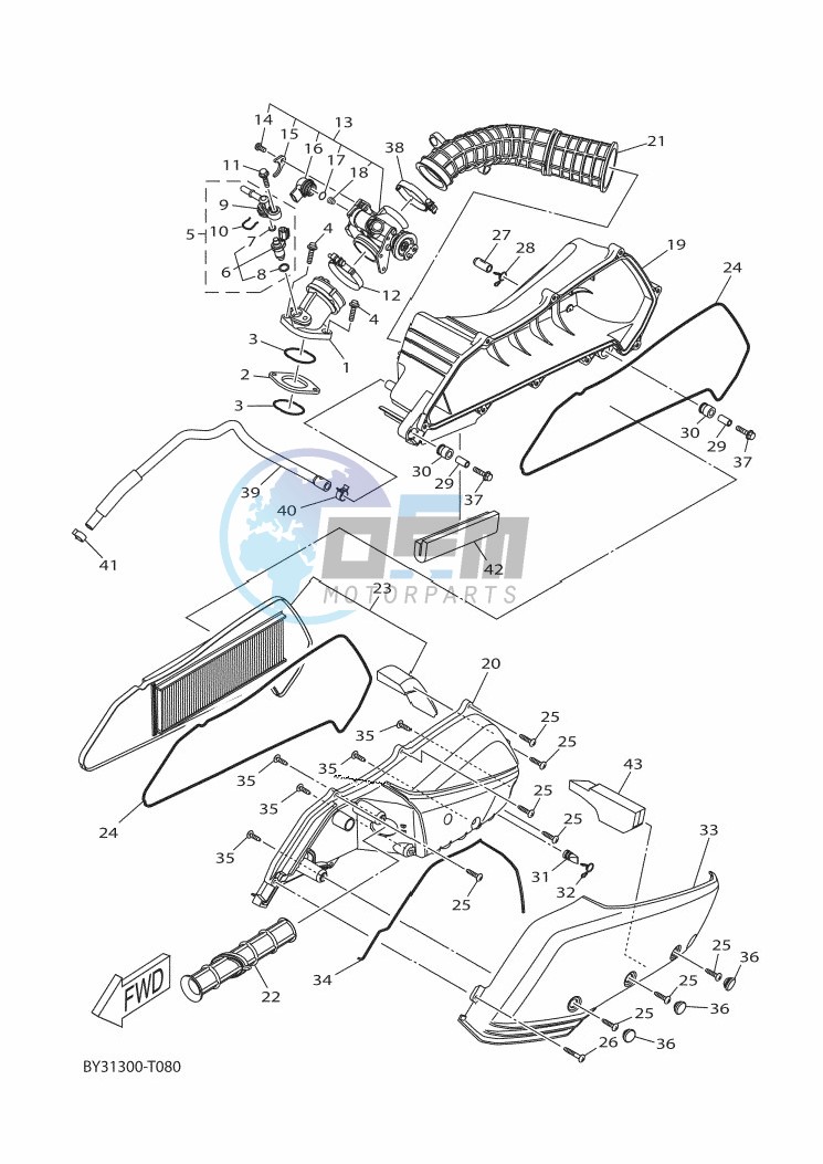 REAR BRAKE CALIPER