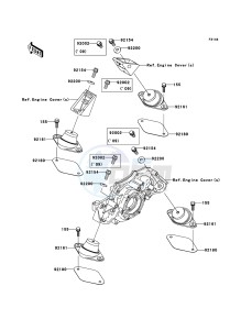 JET SKI ULTRA LX JT1500G9F EU drawing Engine Mount