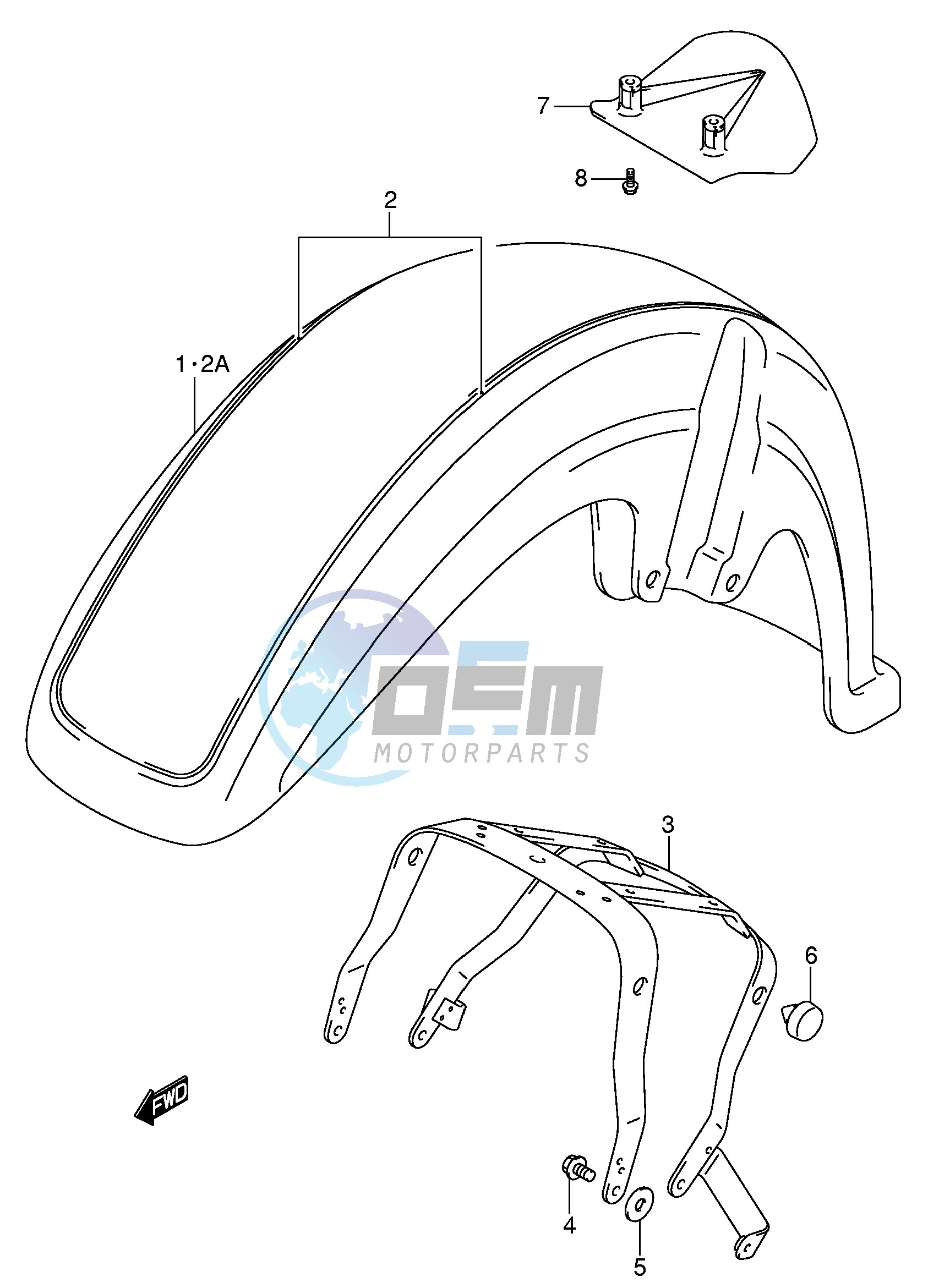 FRONT FENDER (VL800K4 K5)