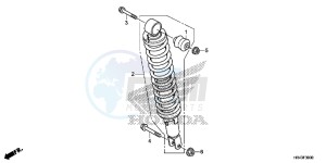 TRX500FM2E TRX500FM2 U drawing REAR CUSHION