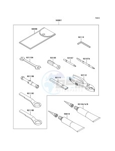 Z750 ZR750L9F GB XX (EU ME A(FRICA) drawing Owner's Tools