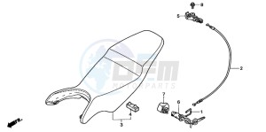 VFR800 drawing SEAT