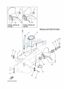 F200CETX drawing PROPELLER-HOUSING-AND-TRANSMISSION-2