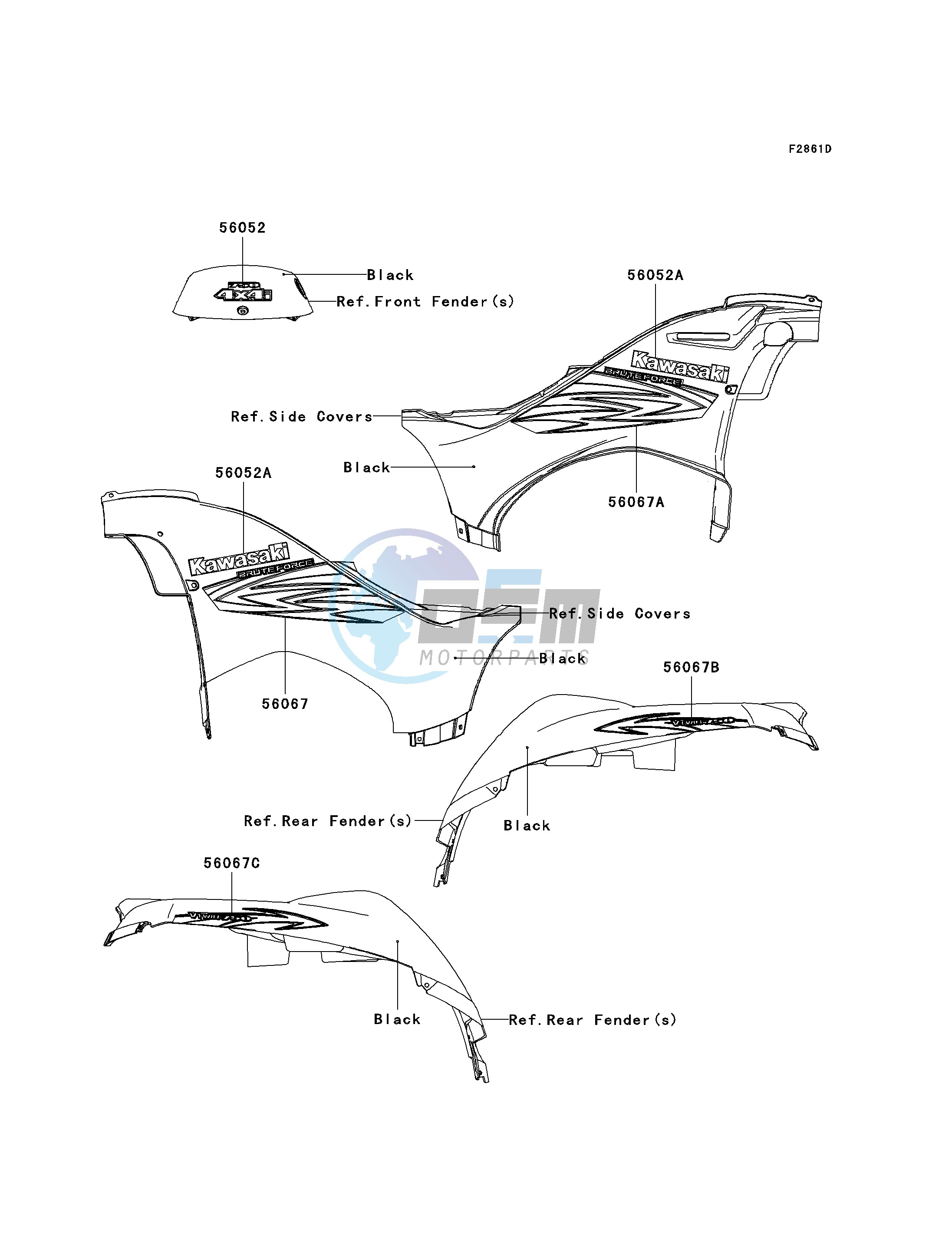 DECALS-- BLACK- --- A7F- -