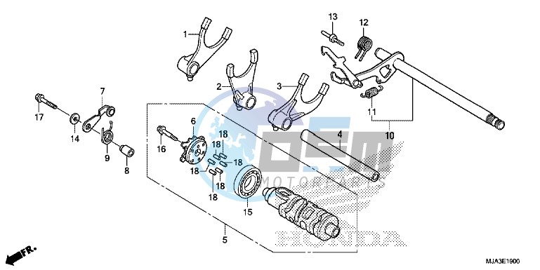 GEAR SHIFT DRUM