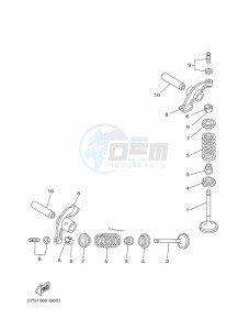 YBR125EGS YBR125G (43BL) drawing VALVE