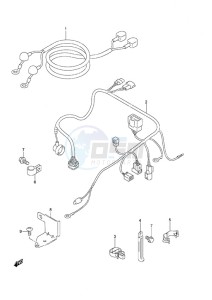 DF 25 V-Twin drawing Harness Remote Control