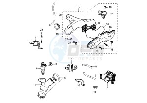 ELYSTAR - 125 cc drawing FUEL INJECTION