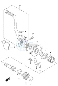 RM85L drawing KICK STARTER