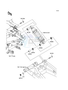 ER-6n ABS ER650B7F GB XX (EU ME A(FRICA) drawing Suspension/Shock Absorber