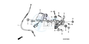 VFR1200FB drawing SERVO MOTOR