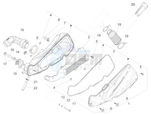 LIBERTY 125 IGET 4T 3V IE E4 ABS (EMEA) drawing Air filter