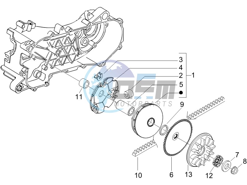 Driving pulley