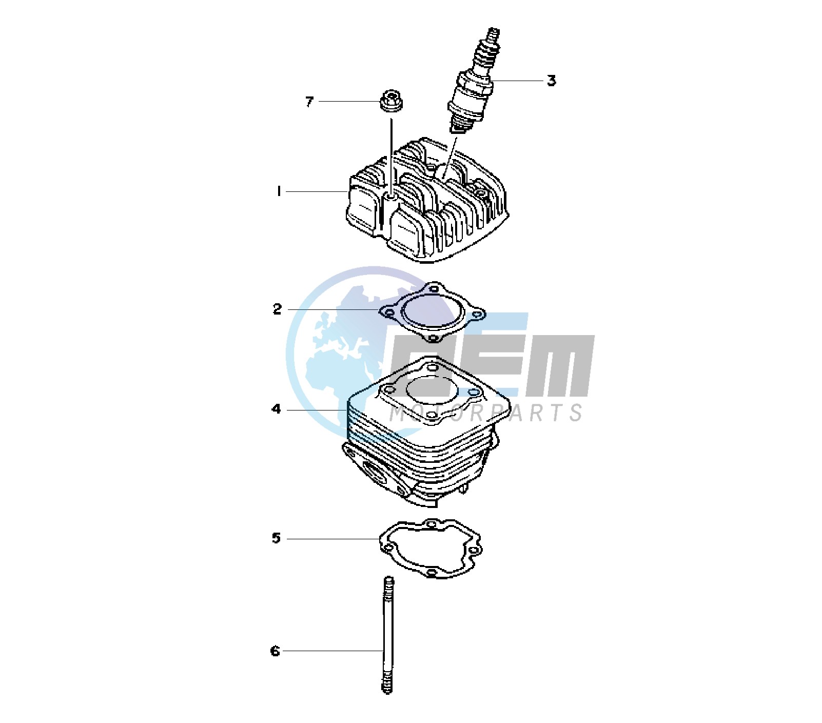 CYLINDER AND HEAD