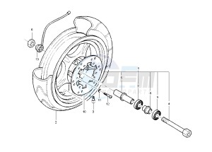 ICE 50 drawing Front wheel