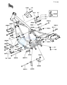 KZ 440 A [LTD] (A2-A4) [LTD] drawing FRAME FITTINGS -- 81-83 A2_A3_A4- -