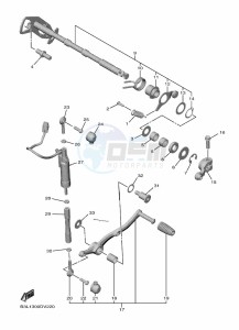 YZF1000 YZF-R1 (B3L1) drawing SHIFT SHAFT