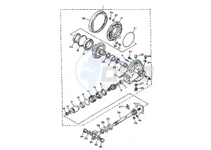 V-MAX 1200 drawing DRIVE SHAFT