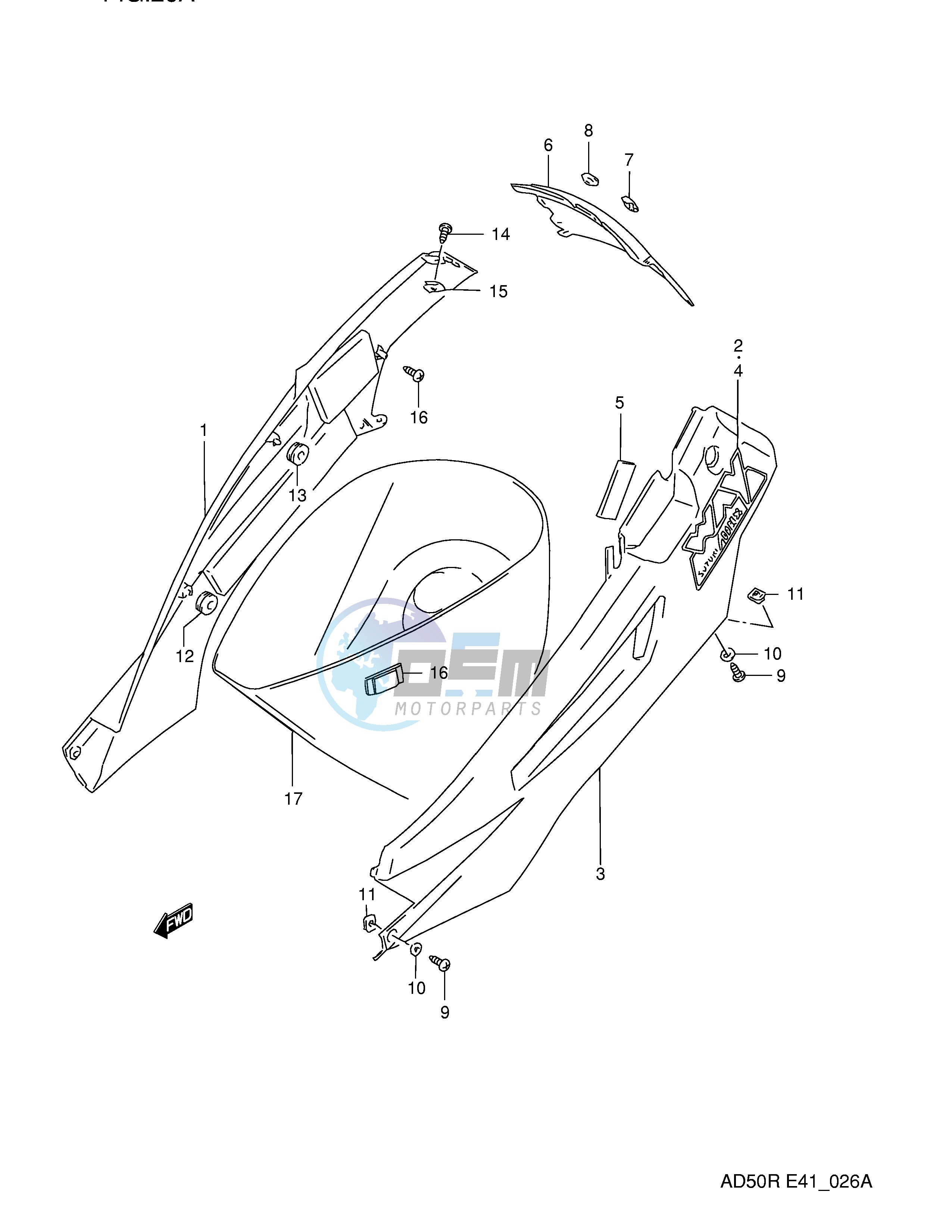 FRAME COVER (E6)