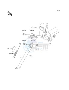 ZX 636 C [NINJA ZX-6R] (C1) C1 drawing STAND-- S- -