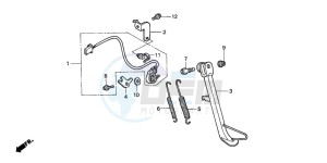 CBR125RW drawing STAND