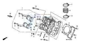 XL1000V9 F / CMF drawing FRONT CYLINDER HEAD