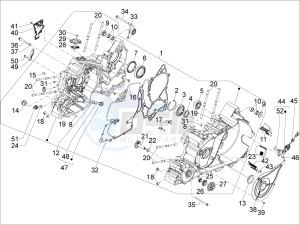 SRV 850 4t 8v e3 drawing Crankcase