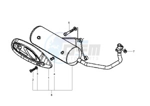 Fly 2T 50 drawing Exhaust