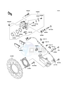 VERSYS_1000 KLZ1000ACF FR GB XX (EU ME A(FRICA) drawing Rear Brake