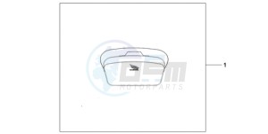 XL700V9 UK - (E / MKH) drawing TOP BOX INNERBAG