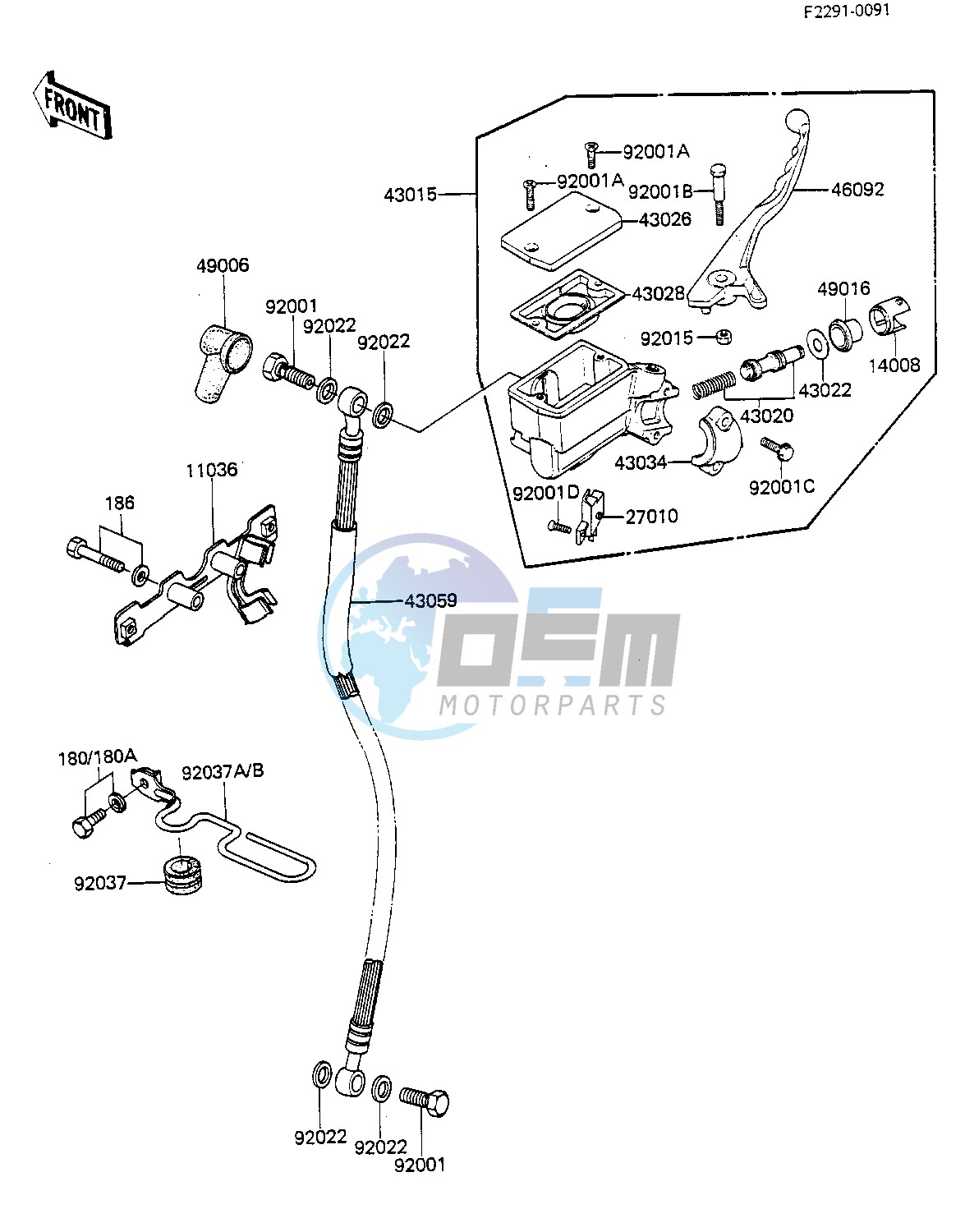 FRONT MASTER CYLINDER