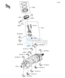 NINJA ZX-6R ABS ZX636FGF FR GB XX (EU ME A(FRICA) drawing Crankshaft/Piston(s)