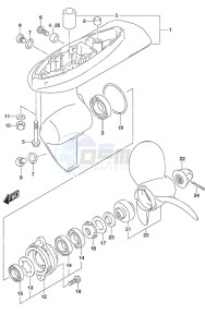 DF 6A drawing Gear Case