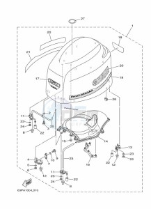 FL150AETL drawing FAIRING-UPPER