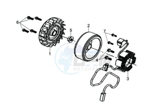 JET 4 50cc drawing MAGNETO / FLYWHEEL