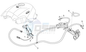 Norge 1200 IE 8V Polizia Stradale drawing Fuel supply