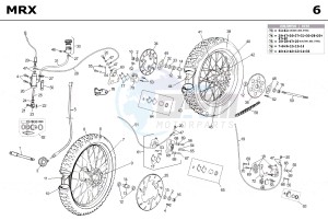 MRX CASTROL 50 drawing WHEELS